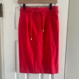 Ann Taylor Deep Pink Pencil Skirt
